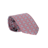LIGHT BLUE TIE WITH RED SEALS