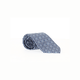 LIGHT BLUE TIE WITH MARINE SEALS