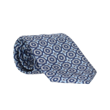 LIGHT BLUE TIE WITH MARINE SEALS