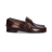 ANTIQUED LEATHER BUCKLE LOAFER