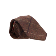 BROWN WOOL TIE