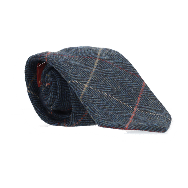 NAVY WOOL TIE