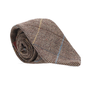 LIGHT BROWN WOOL TIE