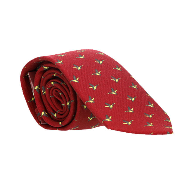 RED WOOL TIE GEESE