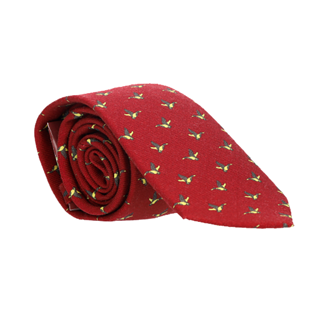RED WOOL TIE GEESE