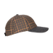 GORRA CUADROS MARRON