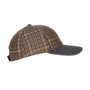 BROWN PLAID CAP