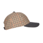 BEIGE PLAID CAP