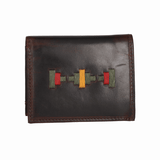 KHAKI GREEN EMBROIDERED WALLET