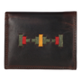 CARTERA BORDADO VERDE KAKI