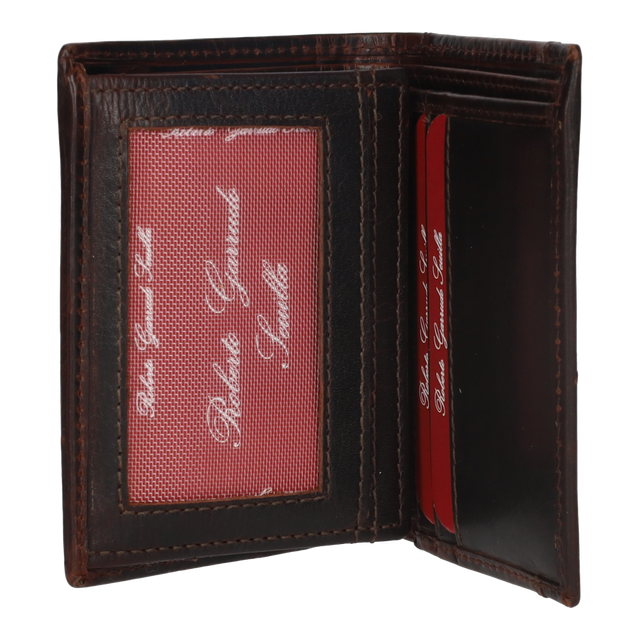 KHAKI GREEN EMBROIDERED WALLET