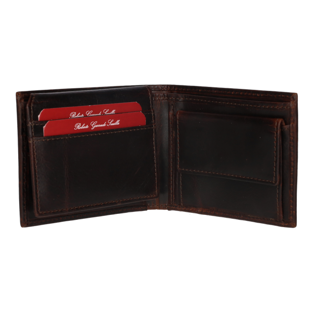 EMBROIDERED COIN WALLET GREEN-BEIGE B/E