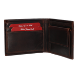 KHAKI GREEN EMBROIDERED COIN WALLET