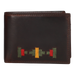KHAKI GREEN EMBROIDERED COIN WALLET