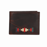 BLUE-BEIGE-GREEN EMBROIDERED COIN WALLET