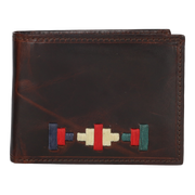 BLUE-BEIGE-GREEN EMBROIDERED COIN WALLET