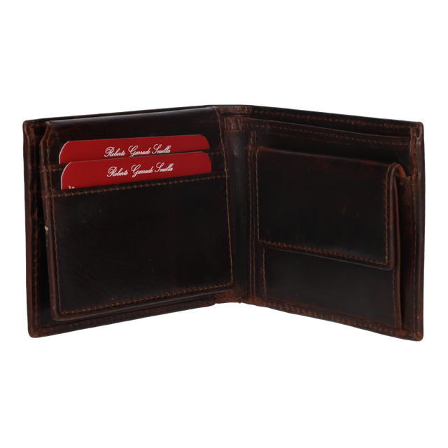 BEIGE-BLUE EMBROIDERED COIN WALLET