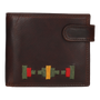 CARTERA BOTON BORDADO VERDE KAKI