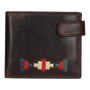 CARTERA BOTON BORDADO AZUL-BEIGE-VERDE