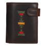CARTERA BOTON VERTICAL VERDE KAKI