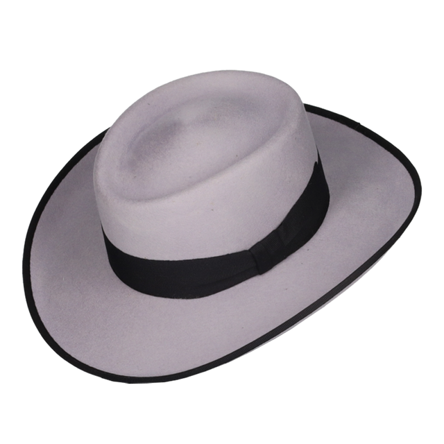 GAMBLER LANA GRIS PLATA CINTA NEGRO