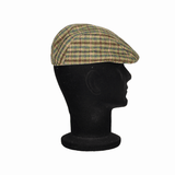 BONNET À CARREAUX VERTS