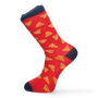 CHAUSSETTE À PIZZA ROUGE