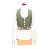 CHAQUETA Y CHALECO FRESCO 696 LANA VERDE