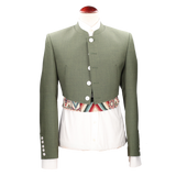 CHAQUETA Y CHALECO FRESCO 696 LANA VERDE