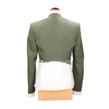 CHAQUETA Y CHALECO FRESCO 696 LANA VERDE
