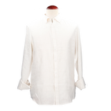 CAMISA BOTON LINO CRUDO