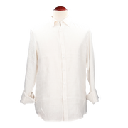 CAMISA BOTON LINO CRUDO