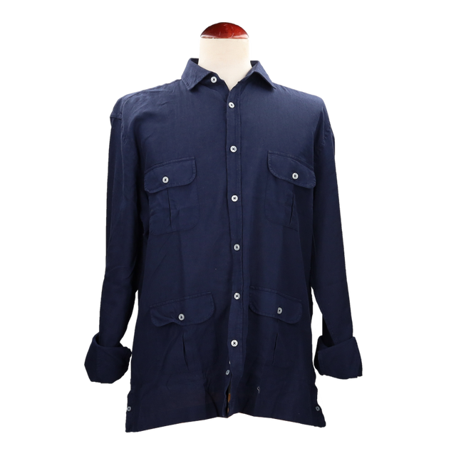 GUAYABERA MARINE LIN