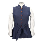 CHALECO PEKIN ESPIGA AZUL