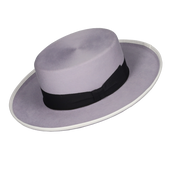 SOMBRERO SEVILLANO GRIS PERLA