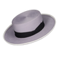 SOMBRERO SEVILLANO GRIS PERLA