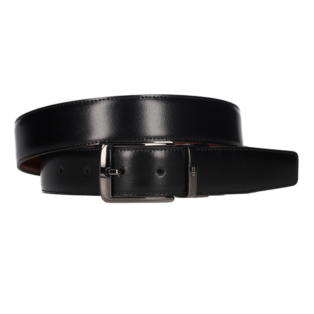CINTURON REVERSIBLE NEGRO/CUERO