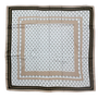 FOULARD BEIGE DÉCOR LETTRES