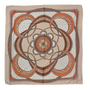 FOULARD BEIGE ANNEAUX ENTRELACÉS