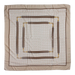 PAÑUELO BEIGE CINTAS CON FILETE