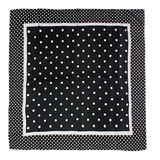 PAÑUELO LUNARES NEGRO FILO LUNARES CHICO