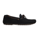 MOCASIN LAZO PIEL VUELTA MARINO