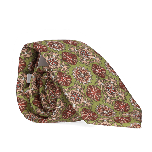 CORBATA DETALLES GRANDES VERDE
