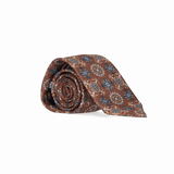 CORBATA DETALLES GRANDES MARRON