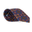 CRAVATE À GRANDS MOTIFS BLEU ROI