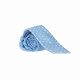 CORBATA CELESTE LUNARES BEIGE