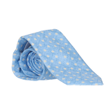 CORBATA CELESTE LUNARES BEIGE
