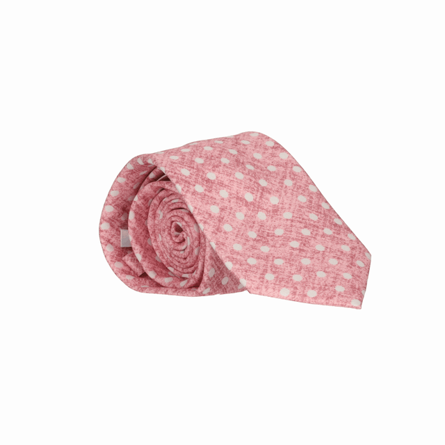 CORBATA ROSA LUNARES BEIGE