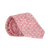 CRAVATE ROSE À POIS BEIGE