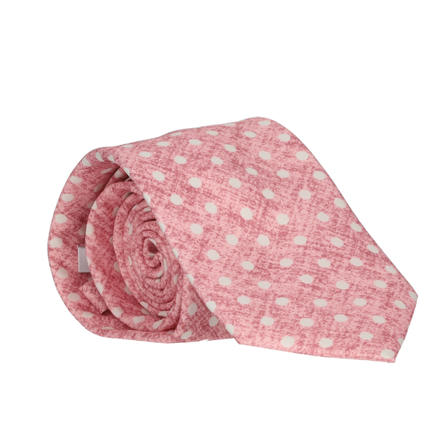 CORBATA ROSA LUNARES BEIGE